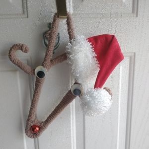 Santa Hat Red-Nose Reindeer